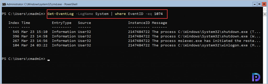 Find Who Restarted Windows Server Core - Bonus Guide 4 Find Who Restarted Windows Server Core