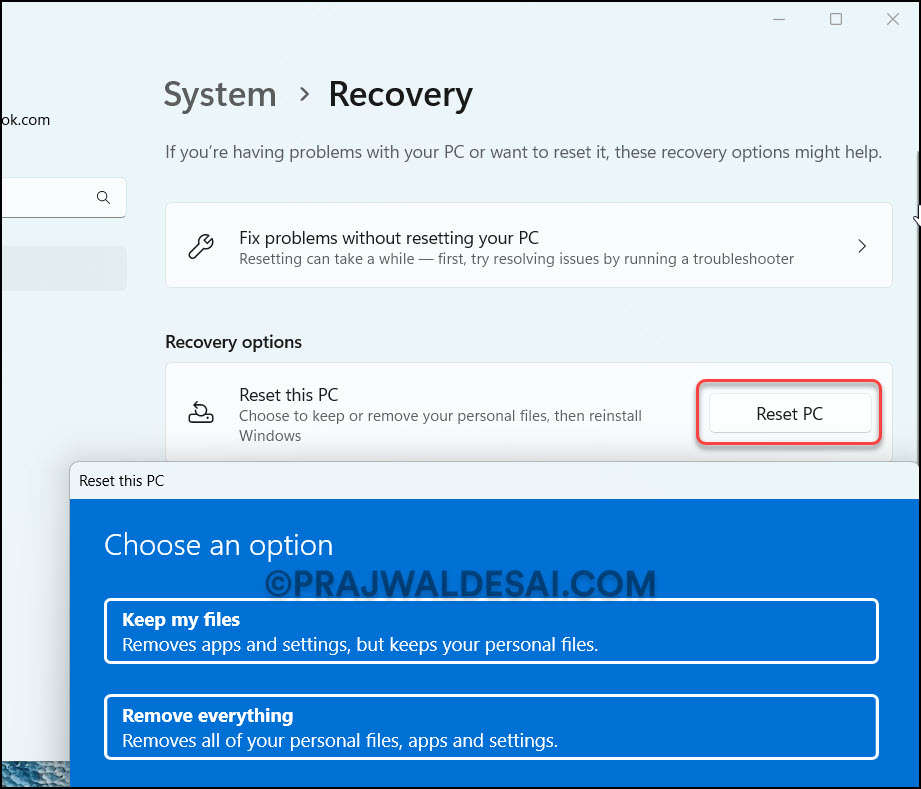 Fix Required Files are not trusted during Windows PC Reset 1 Required Files are not trusted during Windows PC Reset