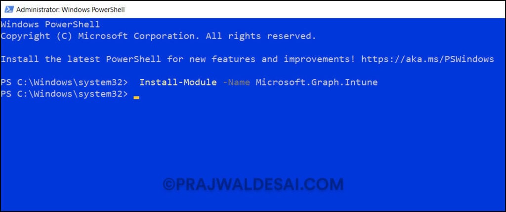 6 Ways to Manually Sync Intune Policies on Windows Devices 8 Install Microsoft Graph Intune Module