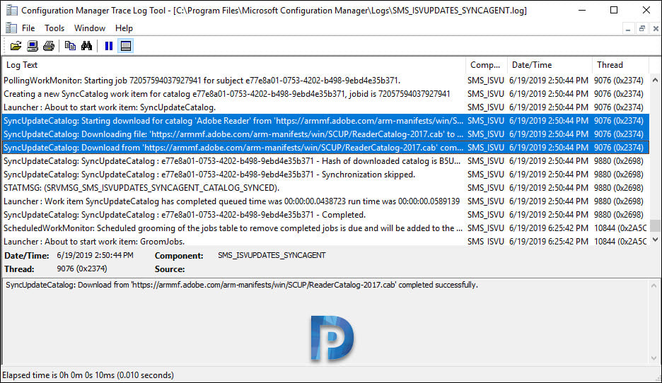 Enable and Configure SCCM Third-Party Software Updates 20 SCCM Third-party software updates Log Files