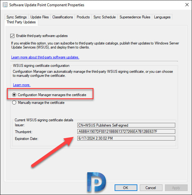 Enable and Configure SCCM Third-Party Software Updates 3 Configure WSUS signing certificate | SCCM Third-Party Software Updates
