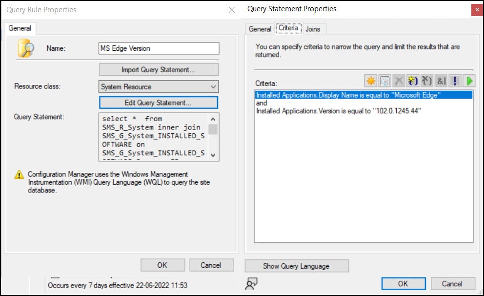 How to Create Microsoft Edge Device Collection in SCCM 13 WQL Query for Microsoft Edge Application