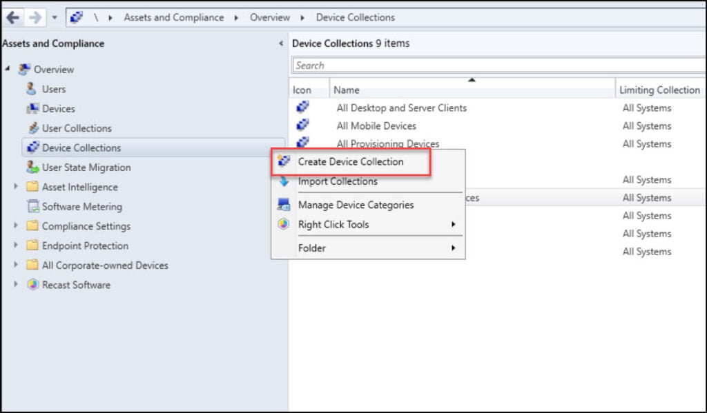 How to Create Microsoft Edge Device Collection in SCCM 4 Create Microsoft Edge Device Collection in SCCM