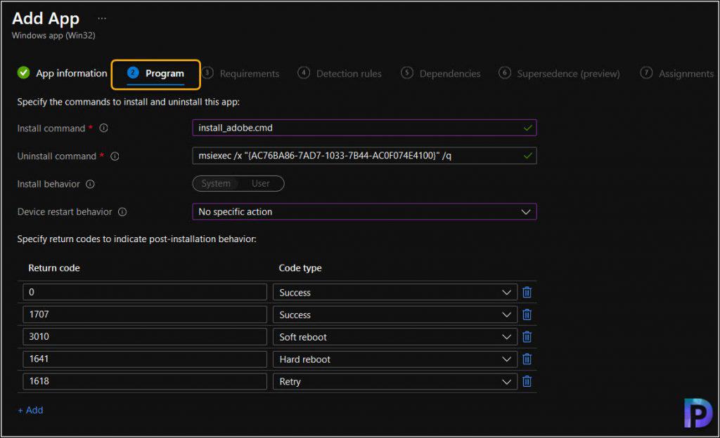 Deploy Win32 Apps with Intune: A Comprehensive Guide 13 Specify Install and Uninstall Commands