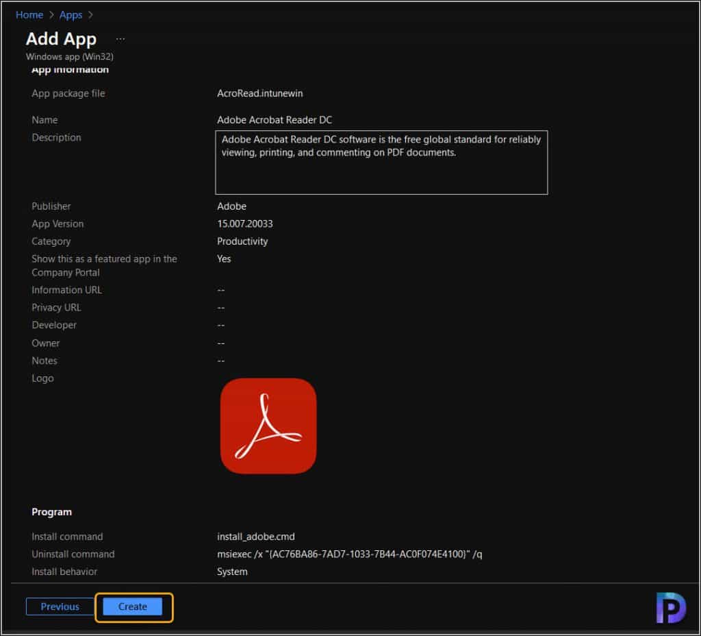 Deploy Win32 Apps with Intune: A Comprehensive Guide 21 Deploy Win32 App with Intune