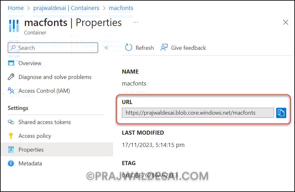 How to Install Fonts on macOS using Intune 3 Obtain the publicly accessible URL for the macOS font files