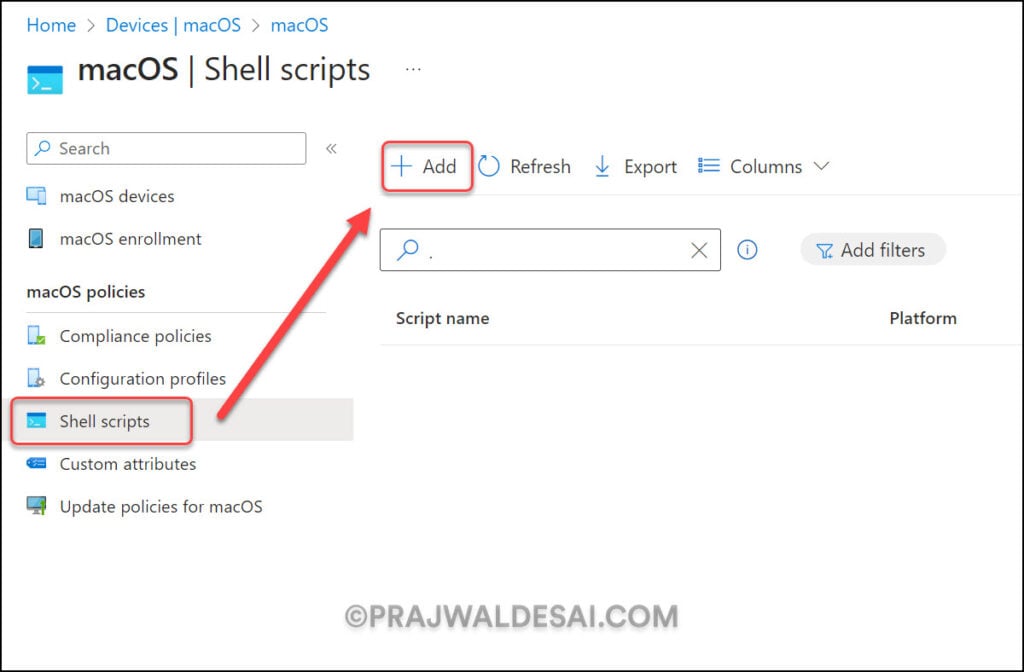 Deploy InstallFontsmacOS.sh Script in Intune