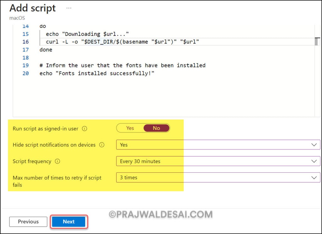 Install Fonts on macOS using Intune