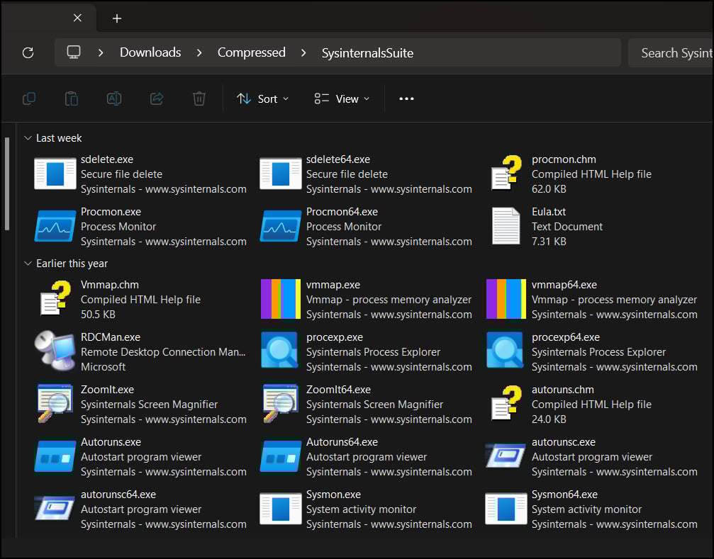 2 Proven Methods to Install SysInternals Suite 2 Download SysInternals Suite