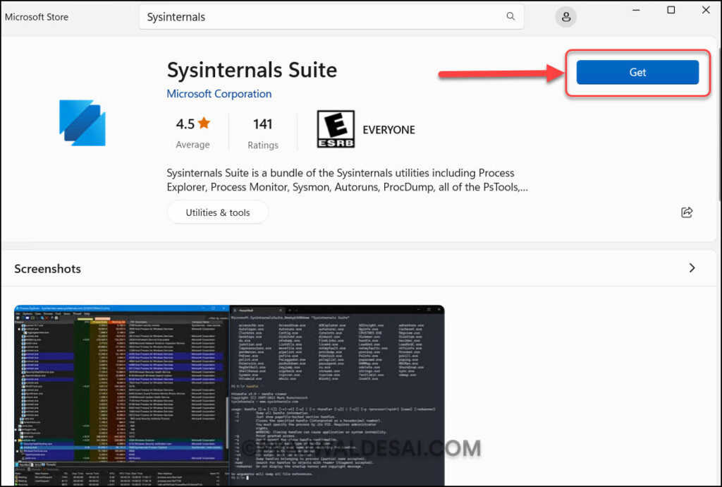 2 Proven Methods to Install SysInternals Suite 3 Install SysInternals Suite from Microsoft Store