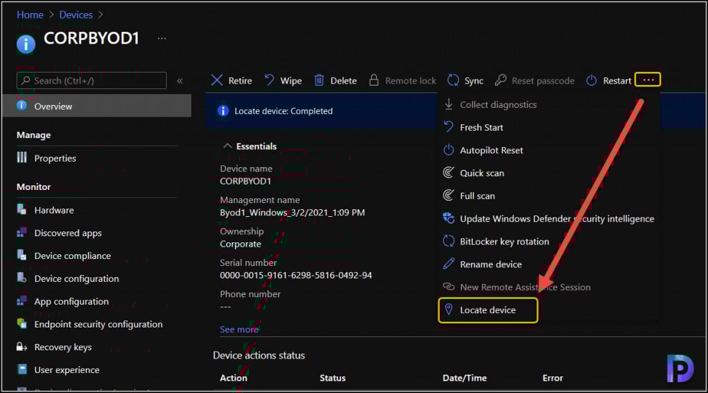 Easily Locate Device with Microsoft Intune 1 Locate Device with Microsoft Intune