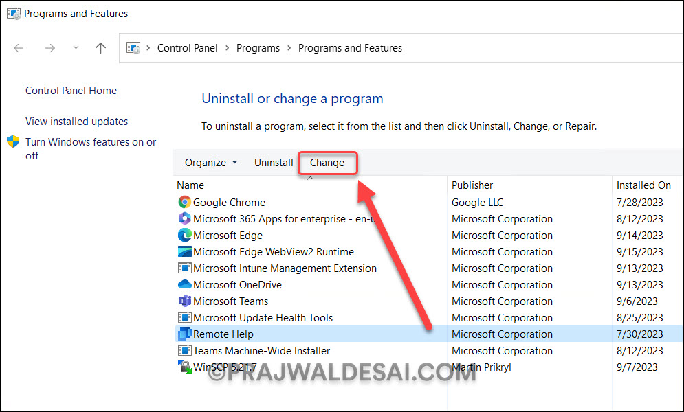 How to Quickly Repair Intune Remote Help App 2 How to Quickly Repair Intune Remote Help App
