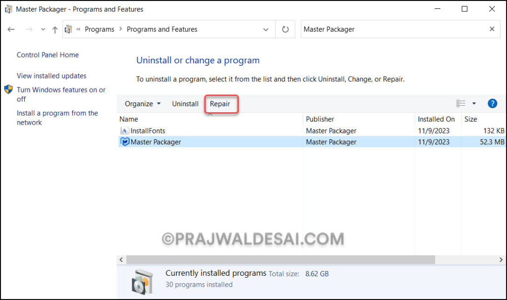 Repair Master Packager - A Step-by-Step Guide 1 How to Repair Master Packager