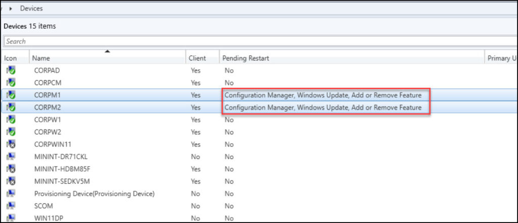 How To Restart Windows Devices from SCCM Console 2 Find Computers with Pending Reboot