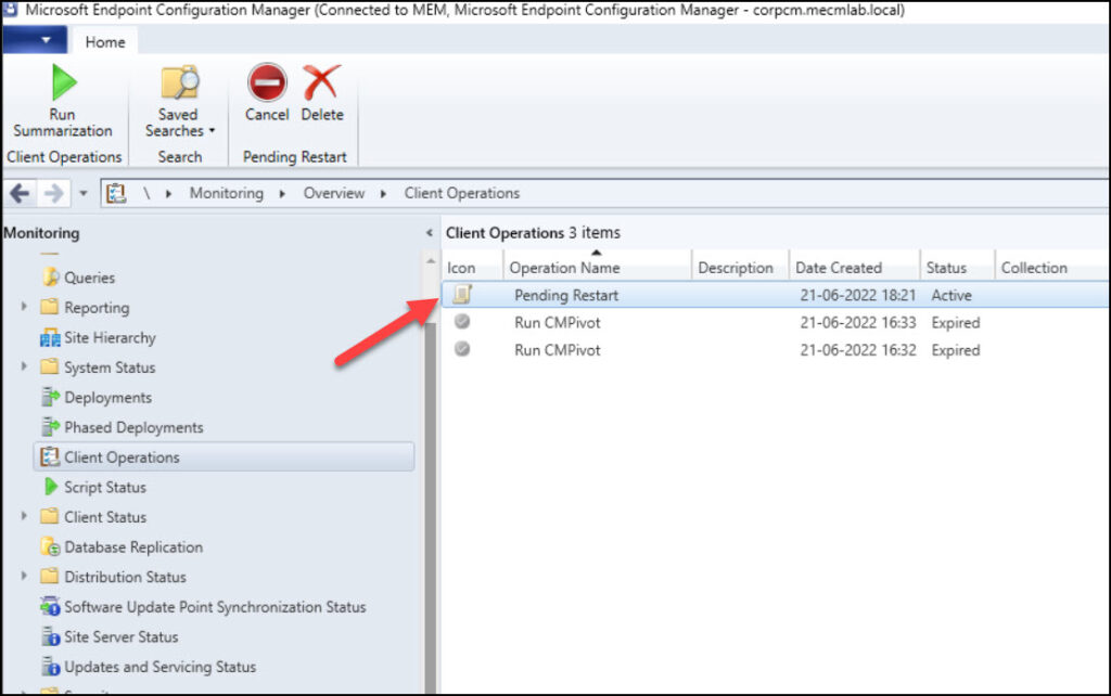 How To Restart Windows Devices from SCCM Console 6 Monitor Pending Restarts in SCCM Console