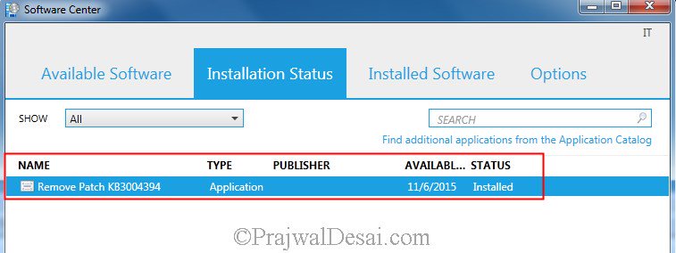 How to Rollback a Patch using SCCM | Uninstall Windows Update using ConfigMgr 14 Verify Patch Uninstallation using SCCM