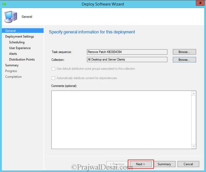 How to Rollback a Patch using SCCM | Uninstall Windows Update using ConfigMgr 9 Deploy the Task Sequence to Rollback a Patch