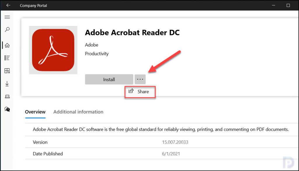 How to Share Application in Intune Company Portal 1 How to Share Application in Intune Company Portal