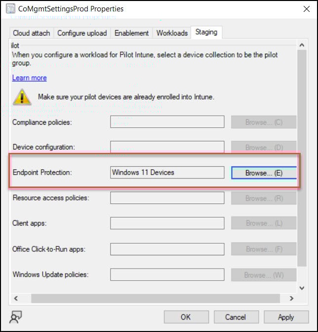 How to Switch SCCM Workloads to Intune | Co-Management 2 Pilot Intune - Select Device Collection