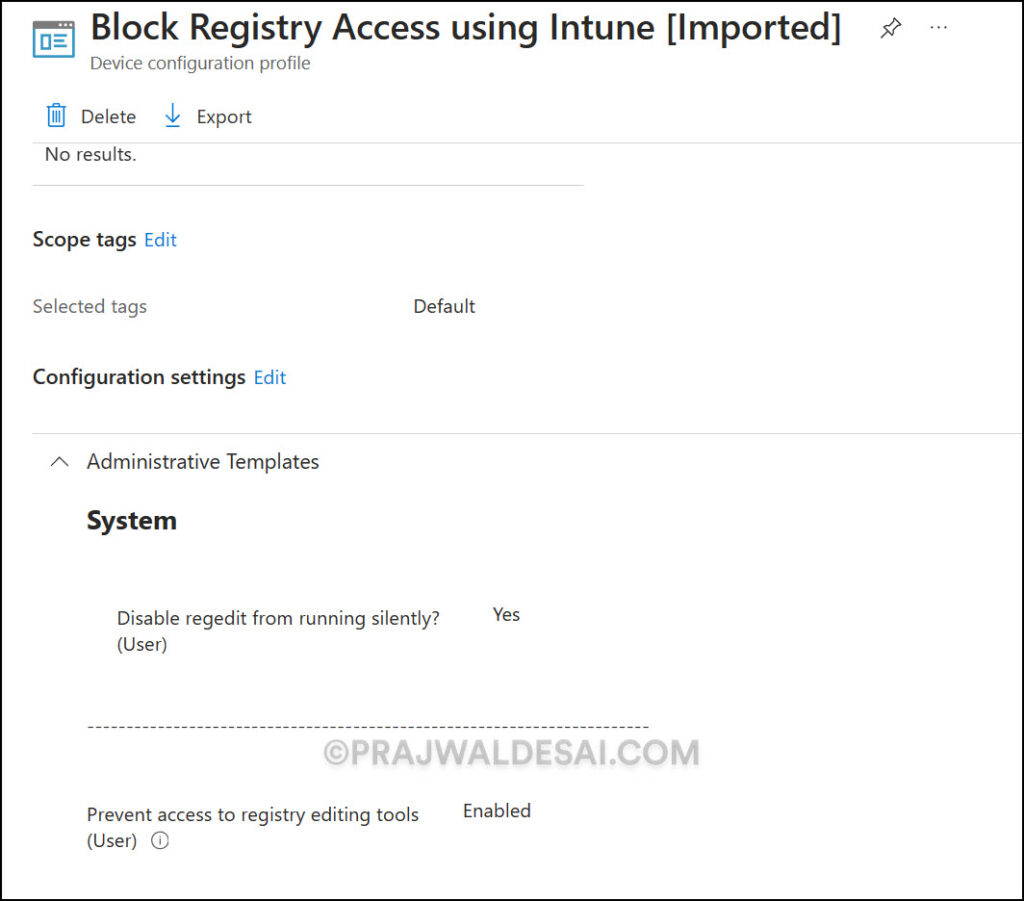 Import and Export Settings Catalog Policies in Intune 9 Settings Catalog Policy Configuration Settings
