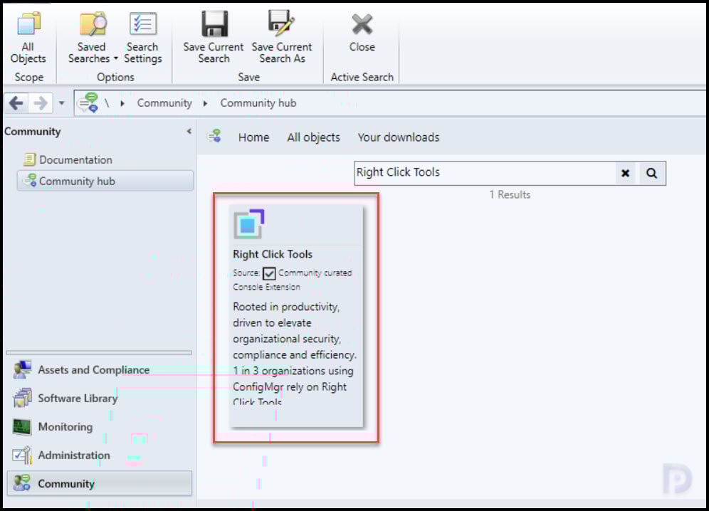 Install Right Click Tools SCCM Console Extension 1 Download Right Click Tools Console Extension from Community Hub