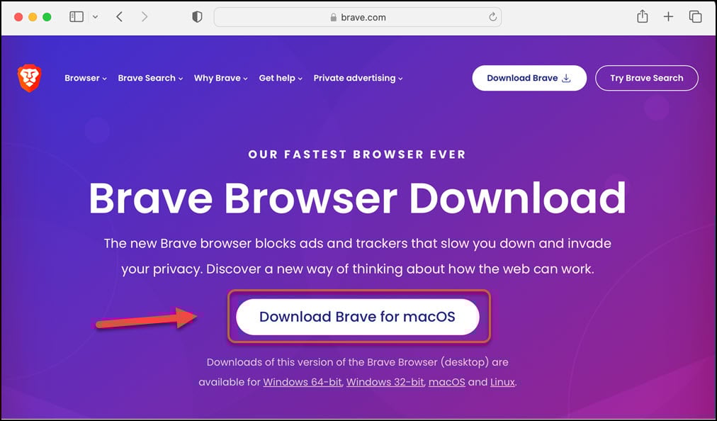 Install the Brave Browser on MacOS: A Step-by-Step Guide 1 Download Brave Browser for MacOS