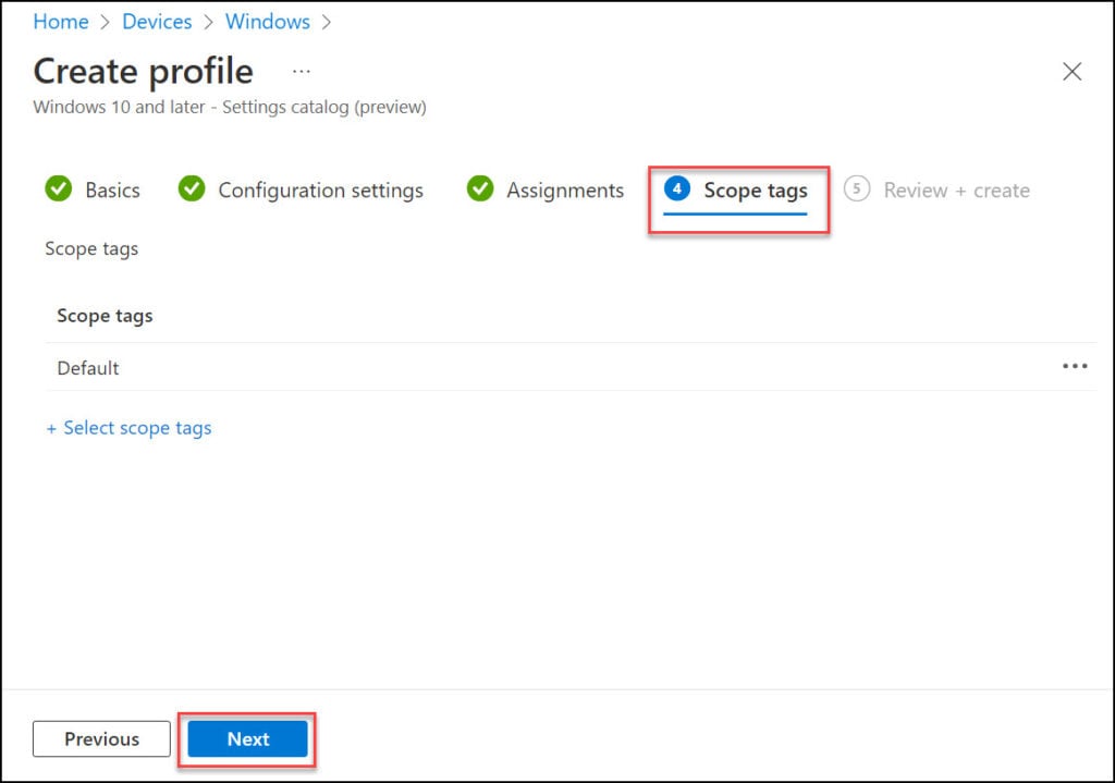 Intune: Remove Teams Chat Icon from Windows 11 Taskbar 10 Intune Scope Tags