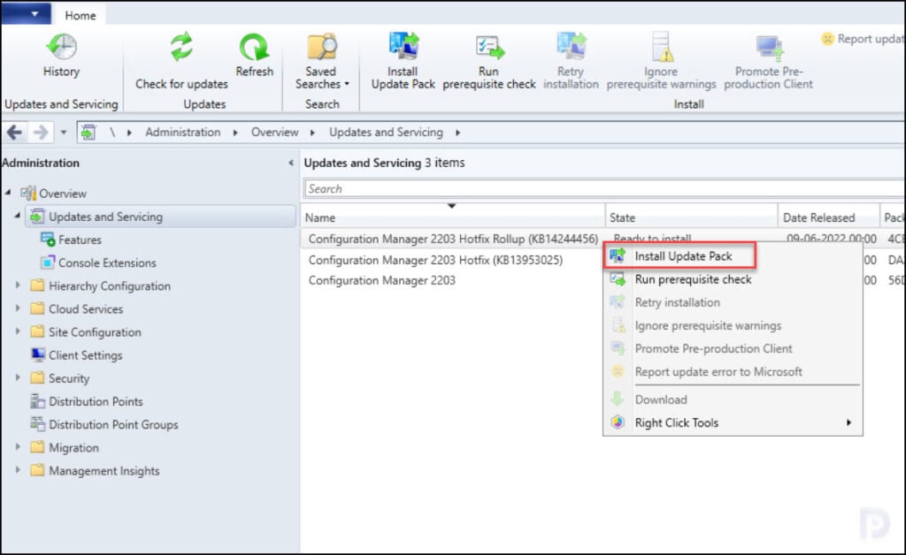 New SCCM 2203 KB14244456 Hotfix Update Rollup 1 SCCM 2203 KB14244456 Hotfix