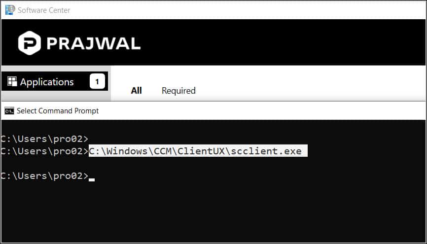 7 Unique Ways to Launch SCCM Software Center 5 Launch Software Center from Command Line