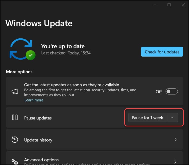 How to Pause Updates on Windows PC