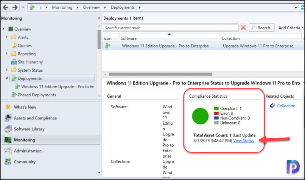 Perform Windows 11 Edition Upgrade using SCCM | ConfigMgr 10 Monitor the Edition Upgrade Policy in SCCM