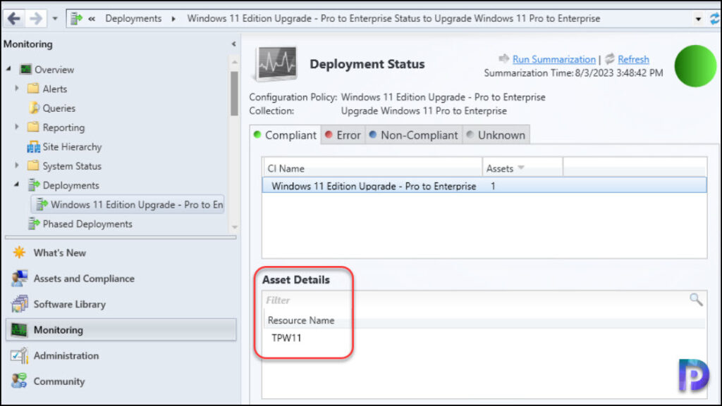 Perform Windows 11 Edition Upgrade using SCCM | ConfigMgr 11 Monitor the Edition Upgrade Policy in SCCM