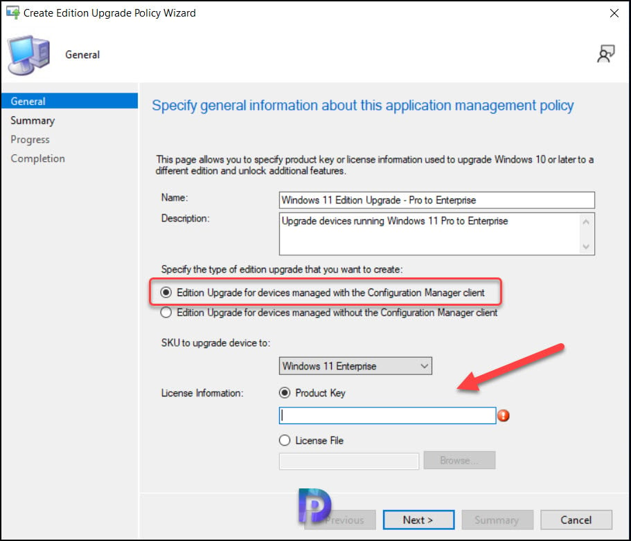 Create Windows 11 Edition Upgrade Policy in SCCM