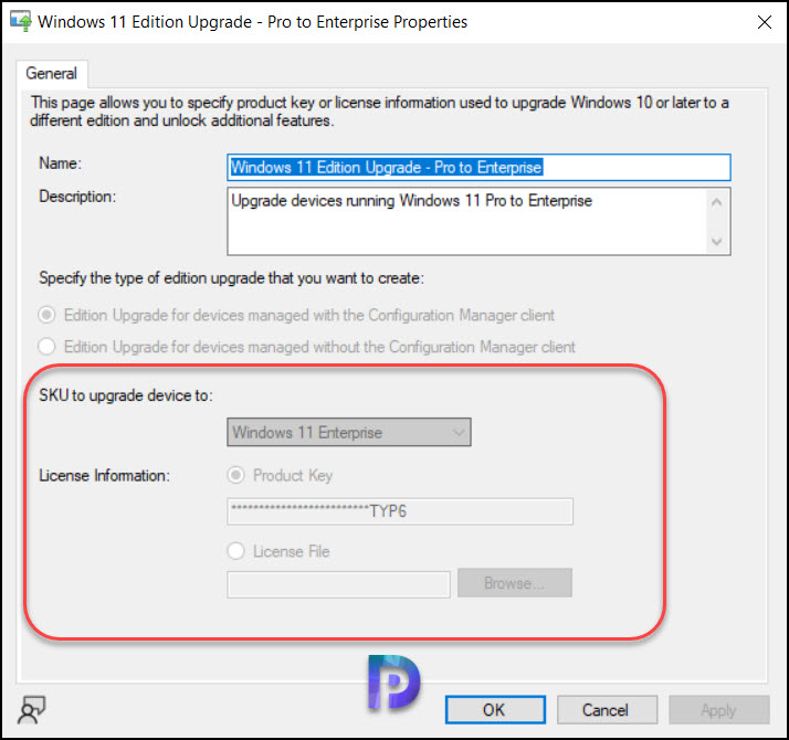 Perform Windows 11 Edition Upgrade using SCCM | ConfigMgr 5 Edition Upgrade Policy Settings Greyed Out