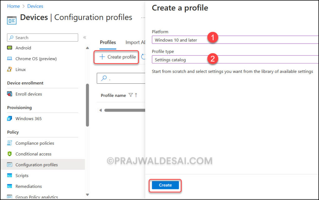 Prevent Access to Command Prompt using Intune 1 Create Intune Configuration Profile to Block Command Prompt