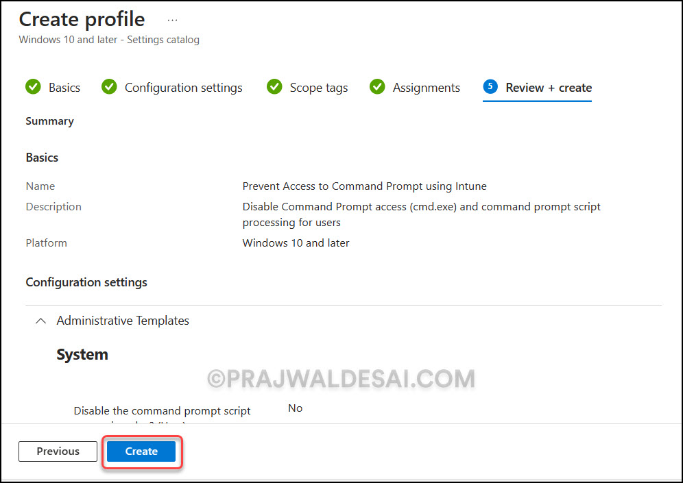 Prevent Access to Command Prompt using Intune 6 Block Command Prompt using Intune
