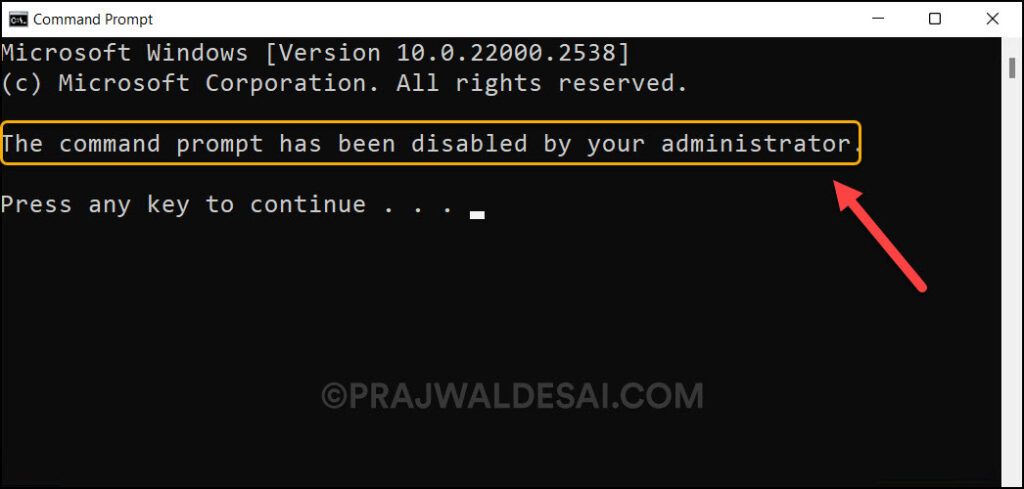 Prevent Access to Command Prompt using Intune 7 Intune: The command prompt access has been disabled by your administrator