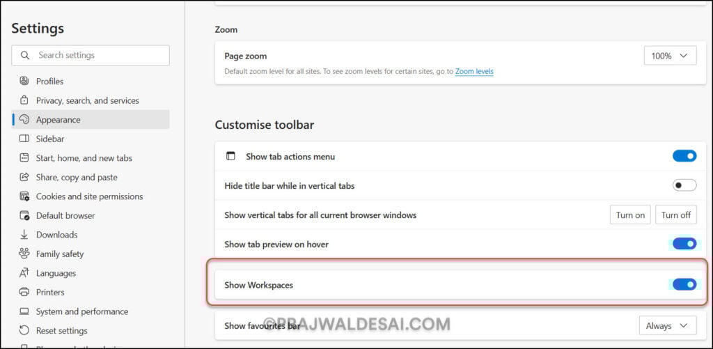 How to Disable Microsoft Edge Workspaces using Intune 14 Re-enable Workspaces Icon in Edge Browser