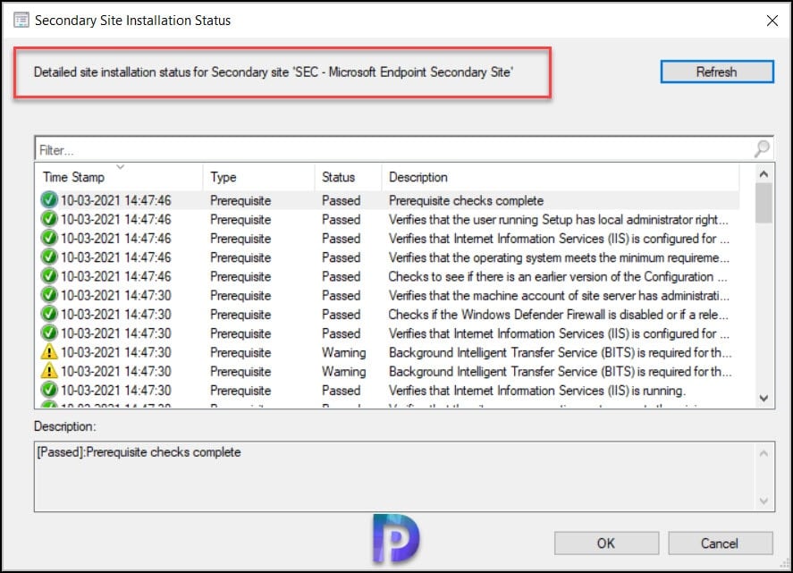 Detailed Guide to Recover SCCM Secondary Site 4 Recover SCCM Secondary Site Status