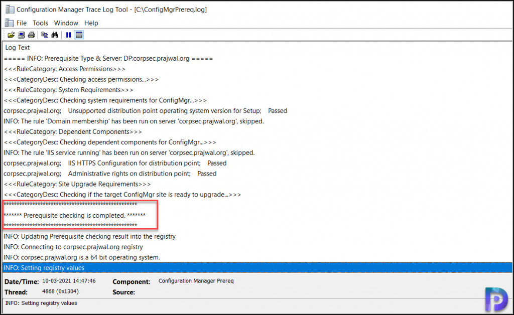 Detailed Guide to Recover SCCM Secondary Site 5 Monitor Secondary Site Recovery Process