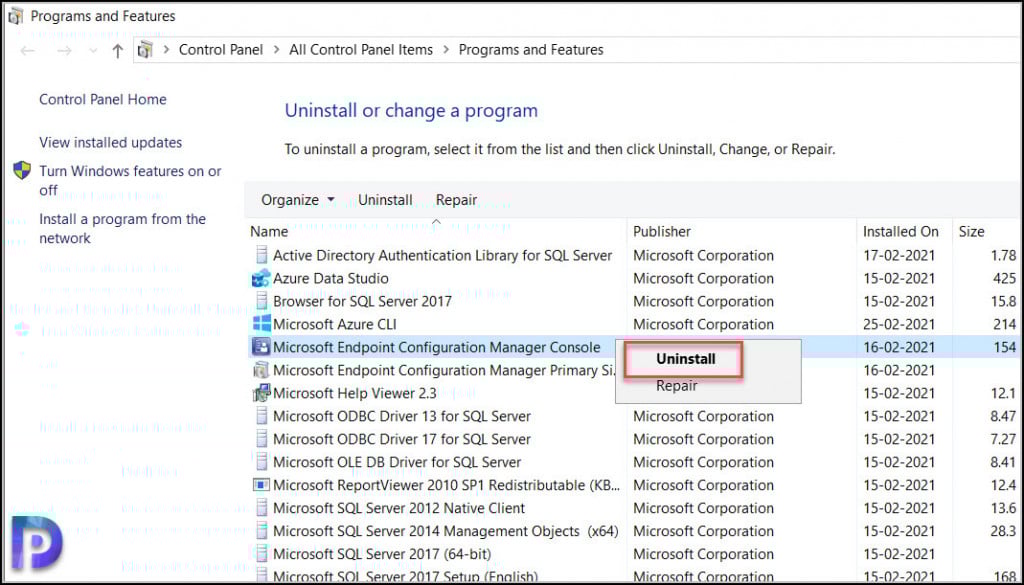 2 Easy Methods to Repair Configuration Manager Console 2 Repair SCCM Console
