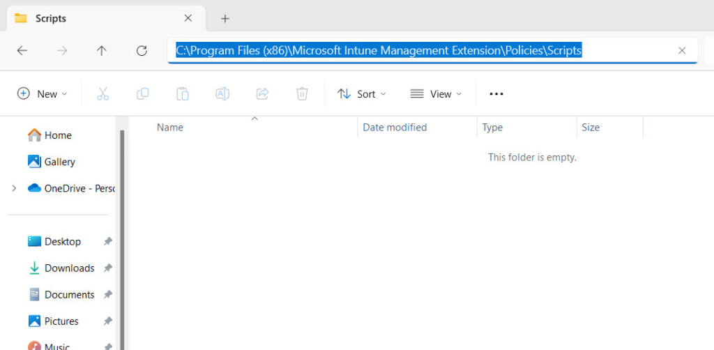 Get Back or Retrieve your Intune PowerShell Scripts 2 Location of Intune PowerShell Scripts on Target Devices