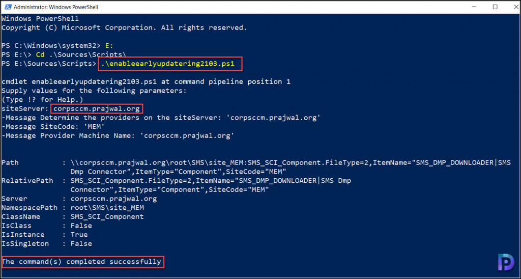 Complete SCCM 2103 Upgrade Guide 2 SCCM 2013 EnableEarlyUpdateRing PowerShell script