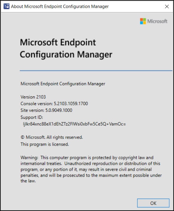 Complete SCCM 2103 Upgrade Guide 18 Verify Configuration Manager 2103 Upgrade