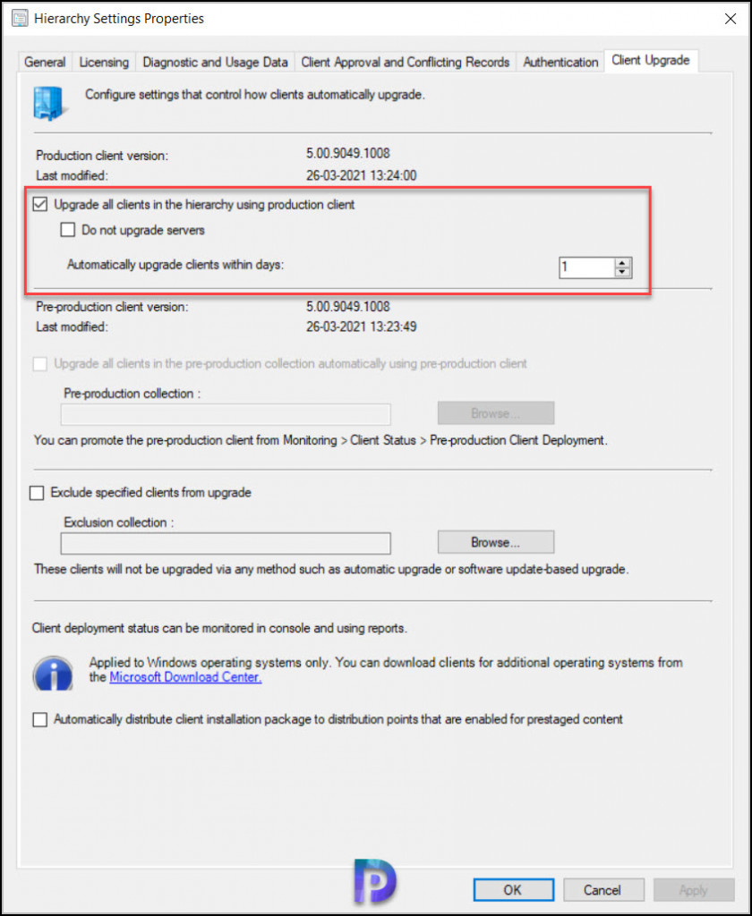 Complete SCCM 2103 Upgrade Guide 19 Upgrade the Client Agents to version 5.00.9049.1008