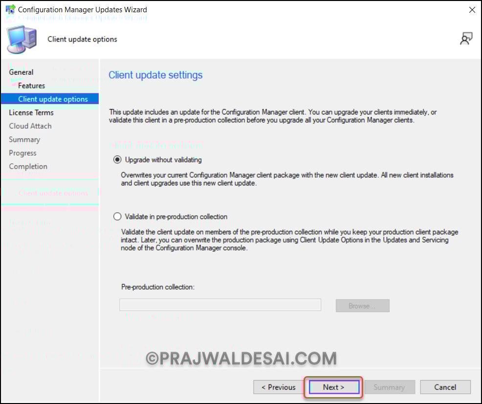 Complete SCCM 2309 Upgrade Guide 17 SCCM 2309 Client Upgrade Options