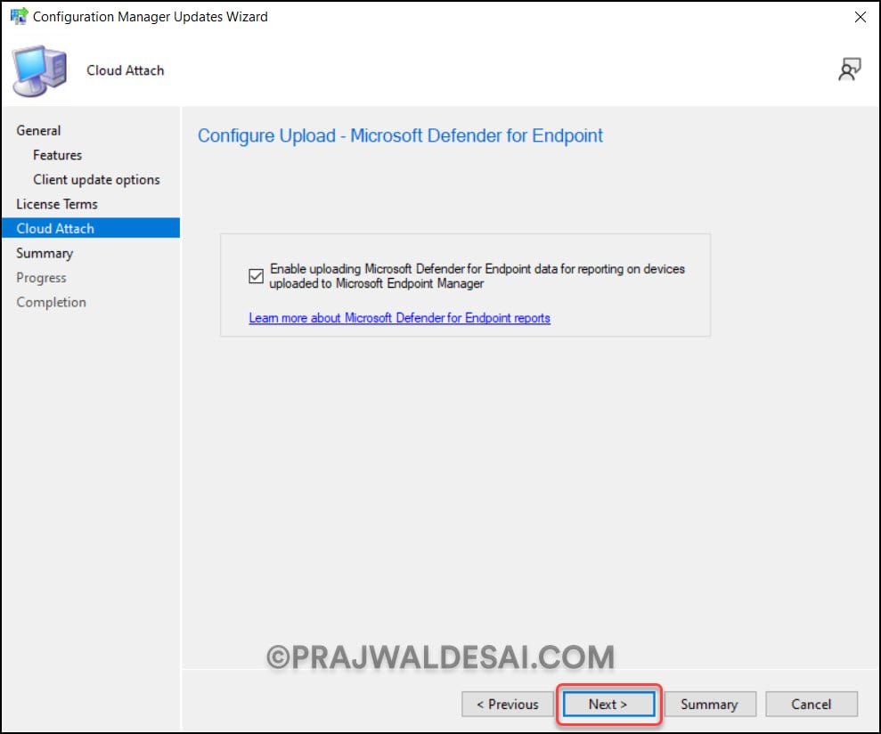 Complete SCCM 2309 Upgrade Guide 19 SCCM 2309 Upgrade Cloud Attach options