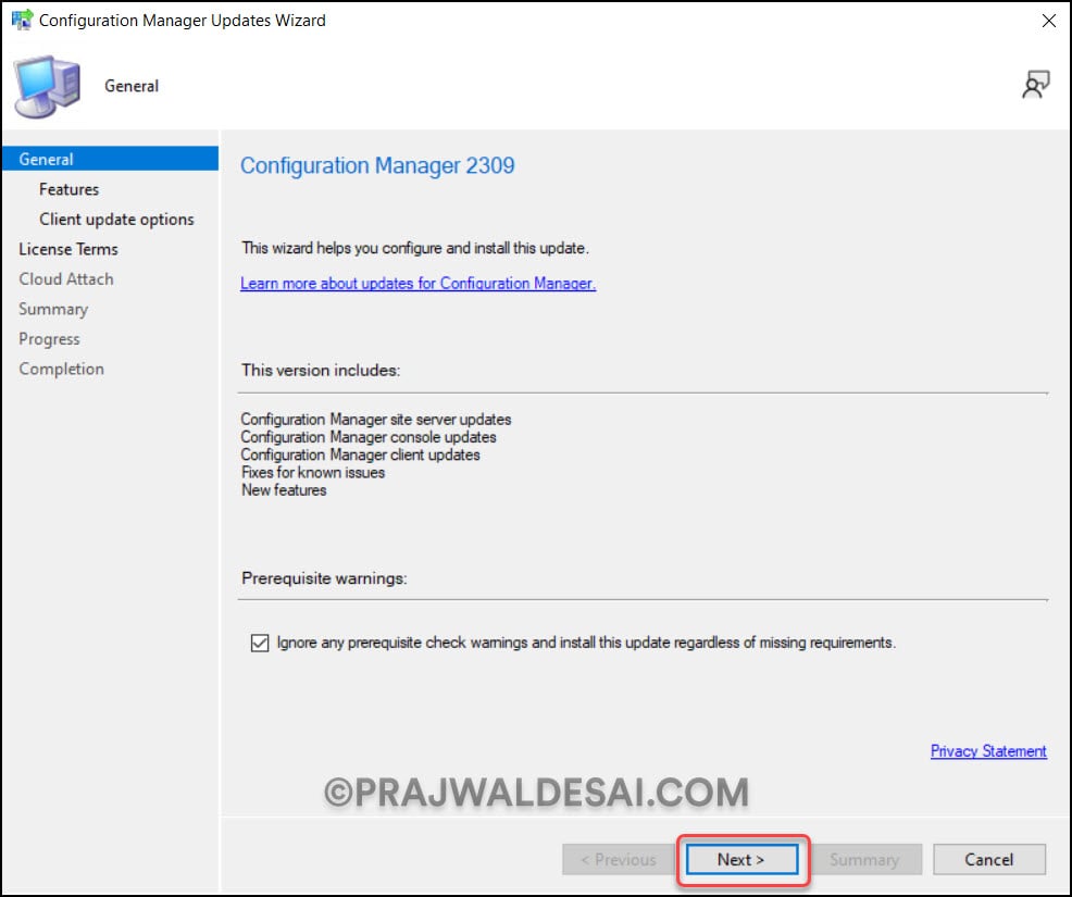Complete SCCM 2309 Upgrade Guide 15 SCCM 2309 Upgrade