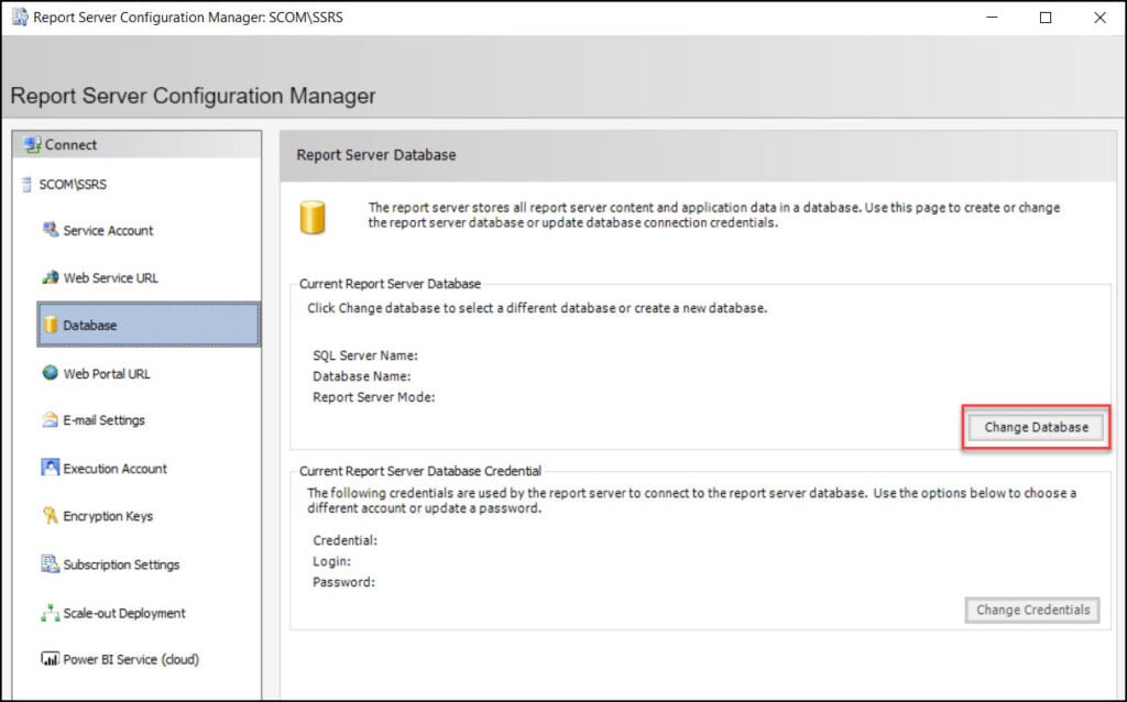 New SCOM 2022 Install Guide | Operations Manager 2022 20 Change Database