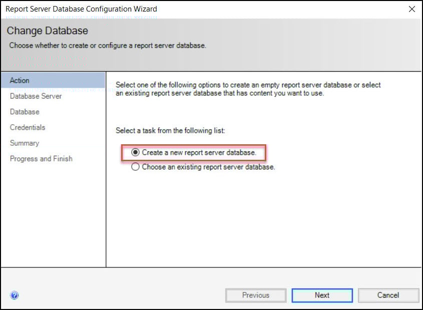 New SCOM 2022 Install Guide | Operations Manager 2022 21 Create New Report Server Database